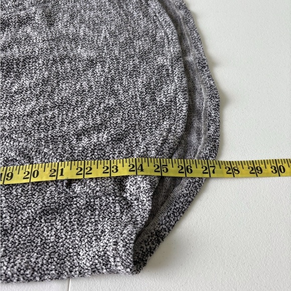 Prana Size S Charcoal Marled Popover Loose High Neck Kangaroo pockets - Picture 8 of 9